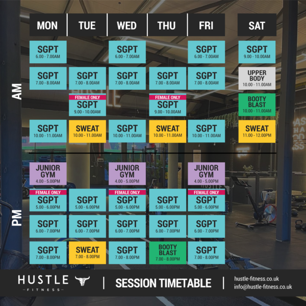 Hustlefitness SGPT with Hustle Fitness. The no1 format for amazing
